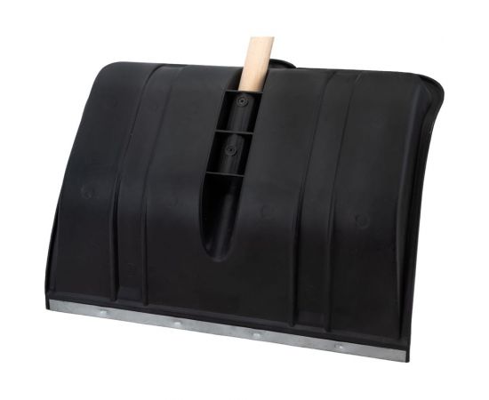 Снеговая пластмассовая лопата с деревянным черенком и V-образной ручкой Gigant AVG-07 – изображение 4