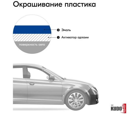 Автомобильная ремонтная эмаль KUDO "Монте-Карло 403" 520 мл 4022 11604973 – изображение 6