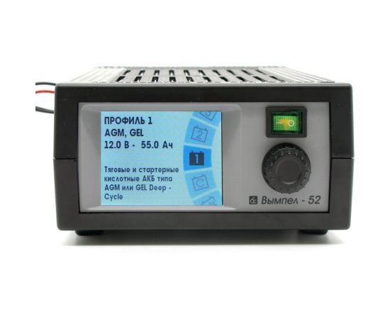 Зарядное устройство Вымпел -52 библиотека акб+доп.настройки, 0.5-20 А, 0.5-18 В, цв.экран 2118 – изображение 6