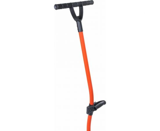 Снеговая пластмассовая лопата-скрепер со стальным черенком STARTUL 680x380 мм ST9057-3 – изображение 6