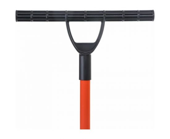 Снеговая пластмассовая лопата-скрепер со стальным черенком STARTUL 680x380 мм ST9057-3 – изображение 10