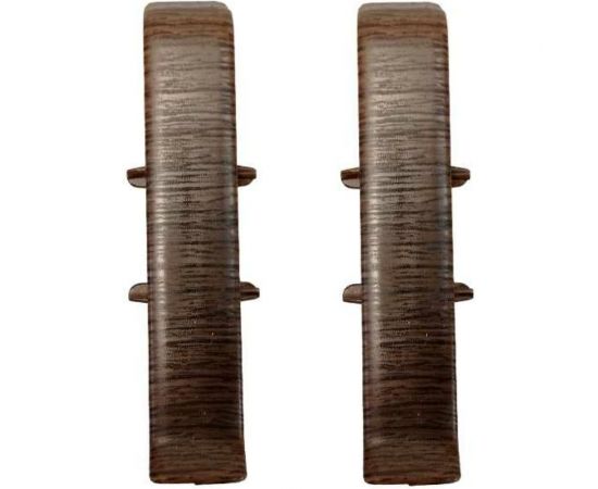 Соединитель для плинтуса DECONIKA (85 мм; 301 Венге; 2 шт.) Д-П85-С-Ф2 301 ВНГ 