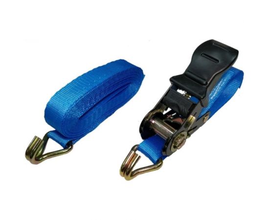 Стяжной ремень UVE 0,4/0.8 т, 5 м, 25 мм, синий, ERGO RS2-25-1000-5-ergo-blue 