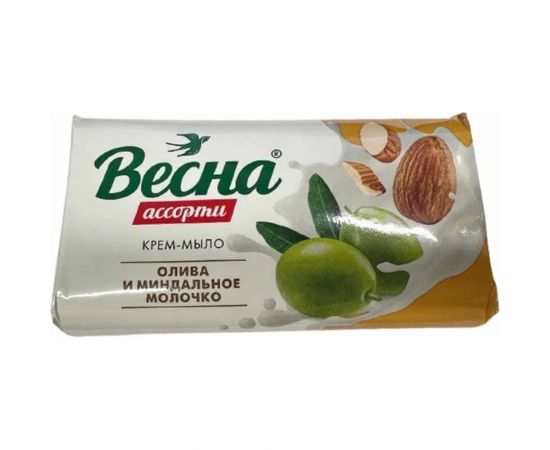 Туалетное мыло ВЕСНА Ассорти Олива и миндальное молочко 6088 