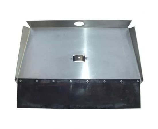 Снеговая лопата ООО Комус 500x350x2 мм, алюминиевая, трехбортная, с накладкой 7698 1637085 