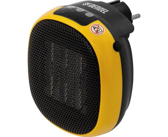 Портативный керамический тепловентилятор Denzel dtfc-700, 3 режима, вентилятор, нагрев 700 вт 96407 