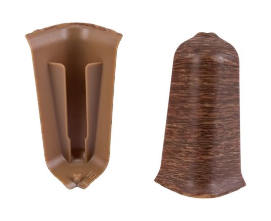 Наружный угол для плинтуса DECONIKA (55 мм; 291 орех; 2 шт.) Д-П55-Нк-Ф2 291 ОРХ 