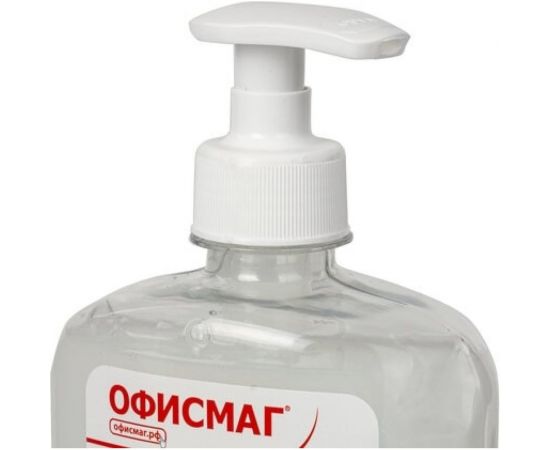 Жидкое мыло-крем ОФИСМАГ Премиум жемчужное 300 г, с антибактериальным эффектом, дозатор 606782 – изображение 2