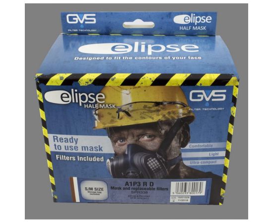 Респиратор-полумаска GVS Elipse A1P3, размер M/L SPR503IFUC – изображение 2