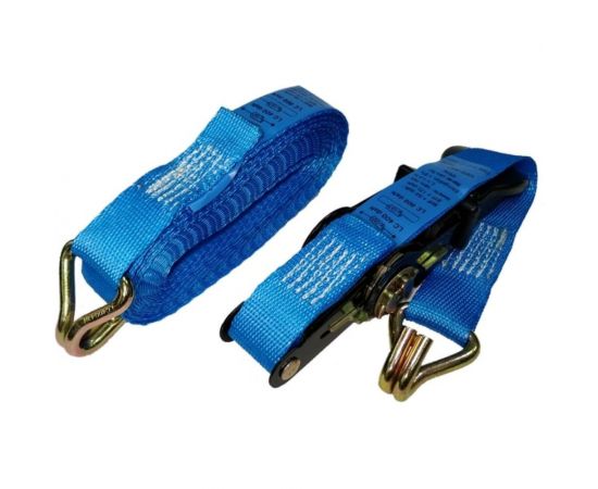 Стяжной ремень UVE 0,4/0.8 т, 5 м, 25 мм, синий, ERGO RS2-25-1000-5-ergo-blue – изображение 2