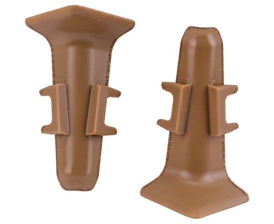 Угол внутренний для плинтуса DECONIKA (55 мм; 291 Орех; 2 шт.) Д-П55-В-Ф2 291 ОРХ – изображение 2