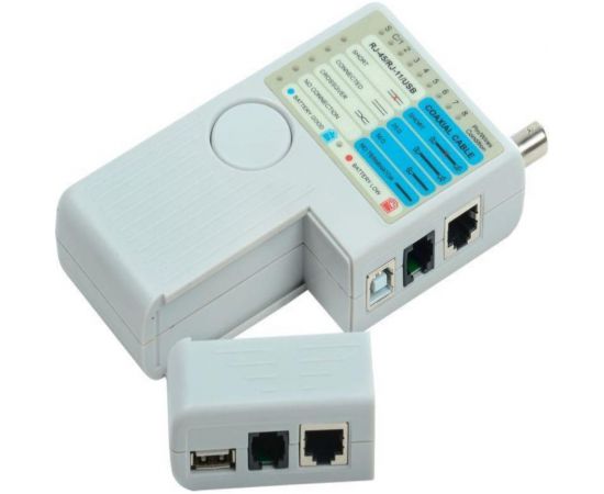 Многофункциональный тестер для витой пары коаксиального кабеля, телефона Ripo bnc-rj-usb ht-588ct 011-340005 – изображение 3