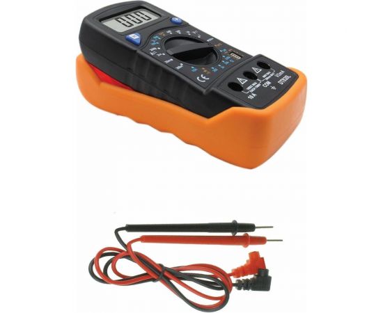 Цифровой мультиметр TopAuto в защитном чехле, звуковая прозвонка цепи, подсветка DT830L – изображение 3