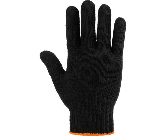 Трикотажные перчатки с ПВХ Фабрика перчаток Люкс 7.5 класс, 5 нитей, черные 5-75-ЛЮ-ЧЕР-(XL) – изображение 3