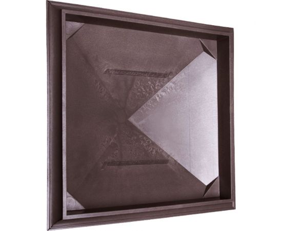 Колпак ППК на заборный столб 1.5x1.5 кирпича Neoкомпозит Гибкая черепица, 390x390x43 мм, коричневый КЗ-390 ГЧ К – изображение 3