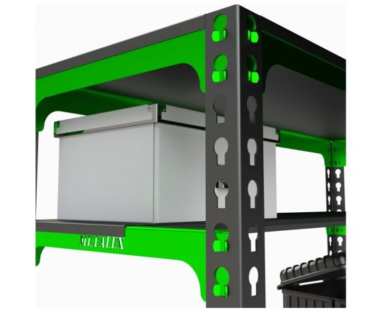 Металлический стол Metalex 750x1500x600 (две полки) SMMPII751560 – изображение 3