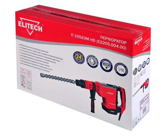 Перфоратор Elitech П 1552ЭМ HD E2205.004.00 201378 – изображение 4