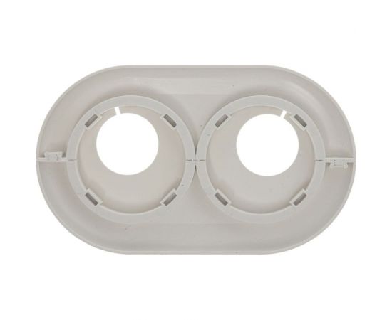 Розетта двойная пвх GRACE d20 белый УТ000074187 – изображение 4