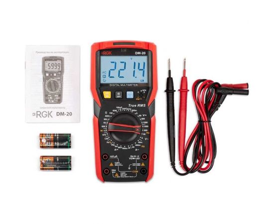 Цифровой мультиметр RGK dm-20 с поверкой 779647 – изображение 5