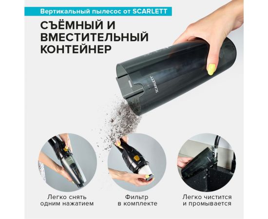 Вертикальный проводной пылесос Scarlett, 600 Вт SC-VC80H21 – изображение 7