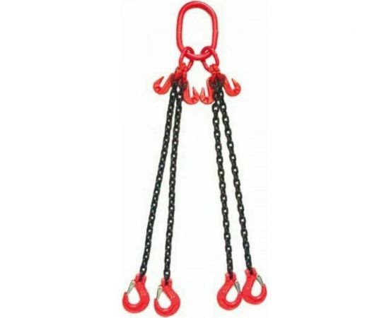 Цепной четырехветвевой строп с крюками укоротителями ООО КанТраст 4СЦ 17/4000 4STS17004000R 