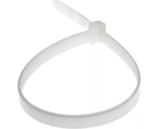 Сверхпрочная нейлоновая стяжка (хомут) SONNEN Power Lock, 2,5x200 мм, 100 шт., белая 607920 