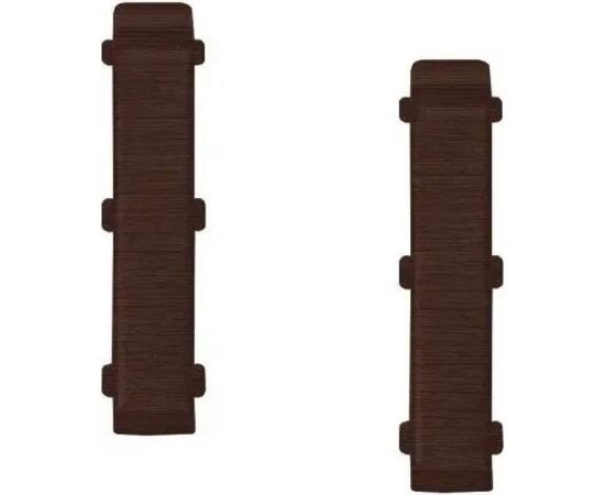 Соединитель для плинтуса DECONIKA (70 мм, 301 Венге 2 шт.) Д-П70-С-Ф2 301 ВНГ 