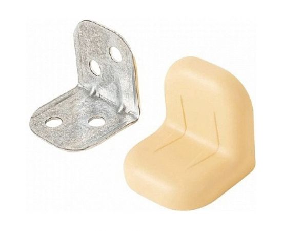 Крепежный уголок с пластиковой крышкой Tech-Krep 20x28 обливной дуб 4 шт. пакет 148285 