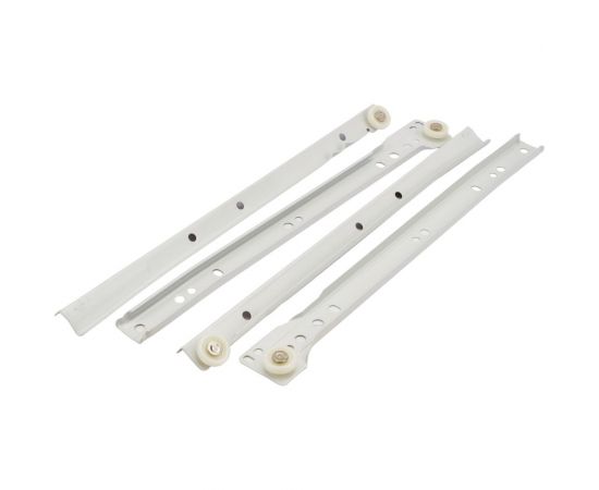 Роликовые направляющие Tech-Krep 300 мм белый комплект 142536 