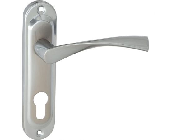 Ручка на планке VETTORE 61.323 mini SN/CP сатин/хром 20335 