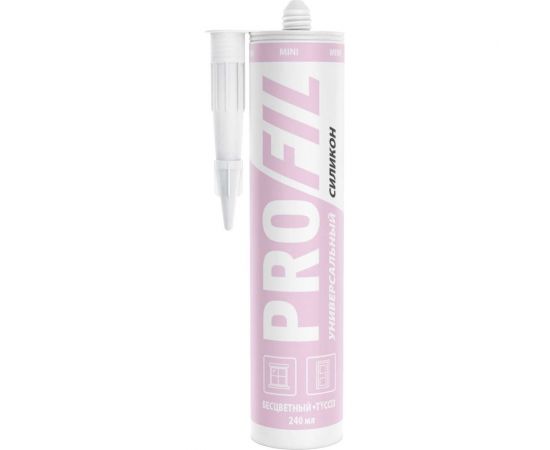 Силикон PROFIL Mini универсальный, бесцветный, 240 мл 199016 