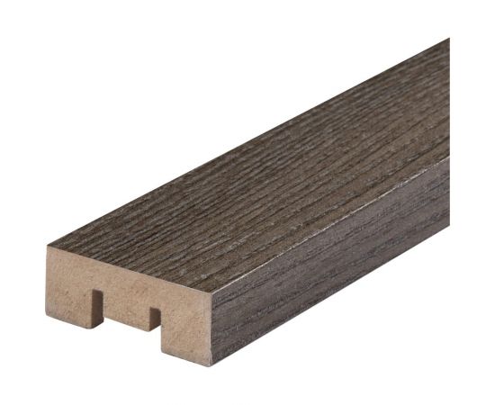 Интерьерная рейка Стильный Дом МДФ, 2700x50x16 мм, ясень темный, 7 штук v530941 