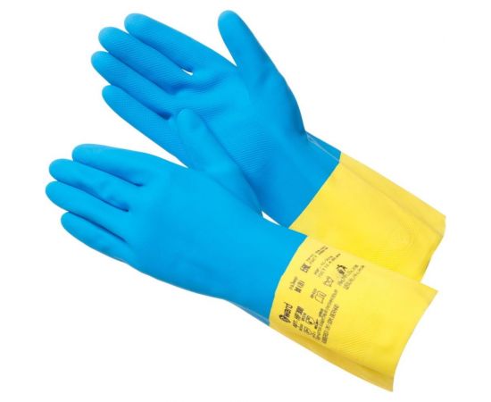 Перчатки из латекса и неопрена Gward HP300 двуцветные, р.XL, 12 HP300/XL 