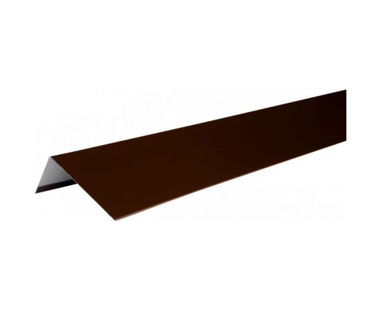 Металлический оконный наличник Технониколь HAUBERK (полиэстер; RAL 8017 коричневый; 1 шт) TN569213 