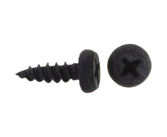 Саморез VIPкрепеж клоп, чёрный, острый, 3,5х11, 25 шт. 10201 VIPL 