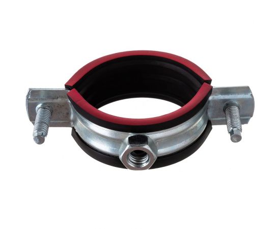 Сантехнический хомут для труб с гайкой Gigant 1 1/2"", 48-53, М8, 5 шт. G/1/78 