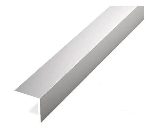 Декоративный алюминиевый угол Лука 20x20x1,5 мм, бетон сильвер УТ000077759 