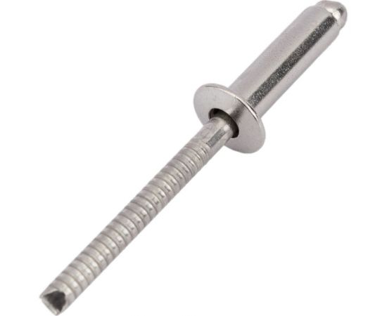 Вытяжная нержавеющая заклепка со стандартным бортиком KREPFIELD 4,8x16 мм, ART 9052, А2, 100 шт. 9052ЗАКЛЕПКА4,8Х16А2-100 – изображение 2