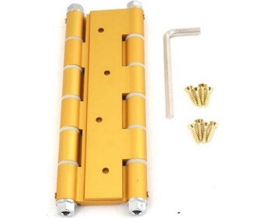 Пружинная петля Amig (двойная; алюминий; покрытие золото) 3035-180х133,5х4 ORO – изображение 2