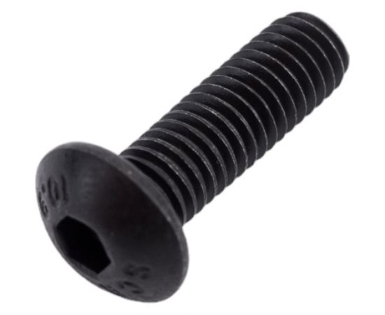 Винт Море-Метизов ISO 7380, класс прочности 10.9, оксид, M5x16 мм, 50 шт. VINT738051650M – изображение 2