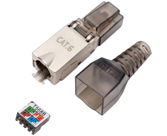 Разъем RJ-45 FTP для кабеля ITK категория 6 полевая заделка CS3-1C06F-Q – изображение 2