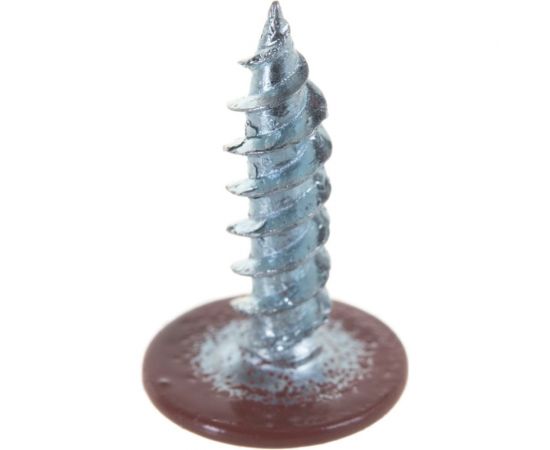 Прессшайба Качественный КРЕПЕЖ 4.2х16 мм, красная окись RAL 3009, острая, 250 шт 0200295 КЧ – изображение 2