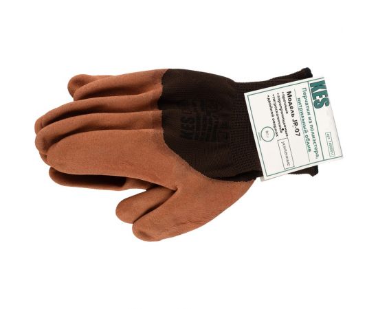 Усиленные перчатки из полиэстера КЭС, нитрильный облив, размер 9/L 14000011 JR-07 – изображение 2