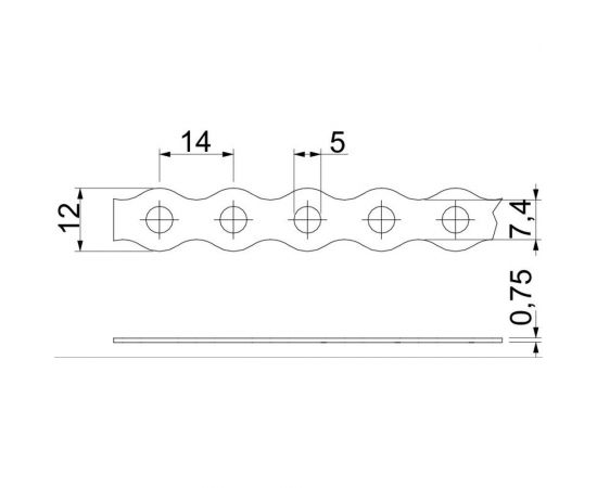 Монтажная лента OBO Bettermann 12x0.75 мм 1475622 – изображение 2