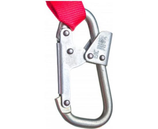 Строп из регулируемой ленты ПРОГРЕСС СЕФЕТИ 2 м, с монтажным и соединительным карабином Строп Арег+Кс – изображение 3