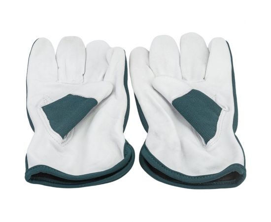 Комбинированные перчатки со спилком Gigant на резинке, размер 10 GGL-110 – изображение 3