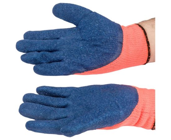 Акриловые перчатки с покрытием из текстурированного латекса Gigant Сигнал размер 10 GGA-110 – изображение 3