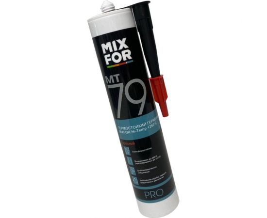 Герметик MIXFOR термостойкий MT-79 HiTemp +260C Silicone 260мл красный 10046257 – изображение 3