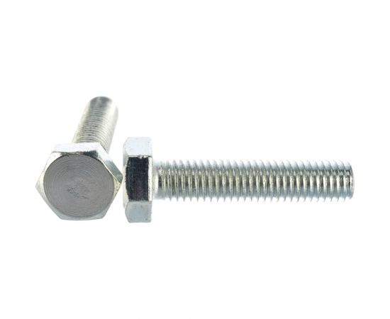 Болт с шестигранной головкой Крепежная техника полная резьба, DIN 933 558, 10х45, 60 шт. 493479 БК – изображение 3