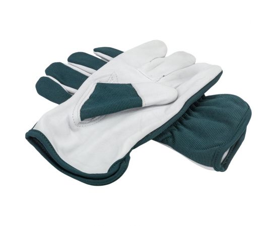 Комбинированные перчатки со спилком Gigant на резинке, размер 10 GGL-110 – изображение 4